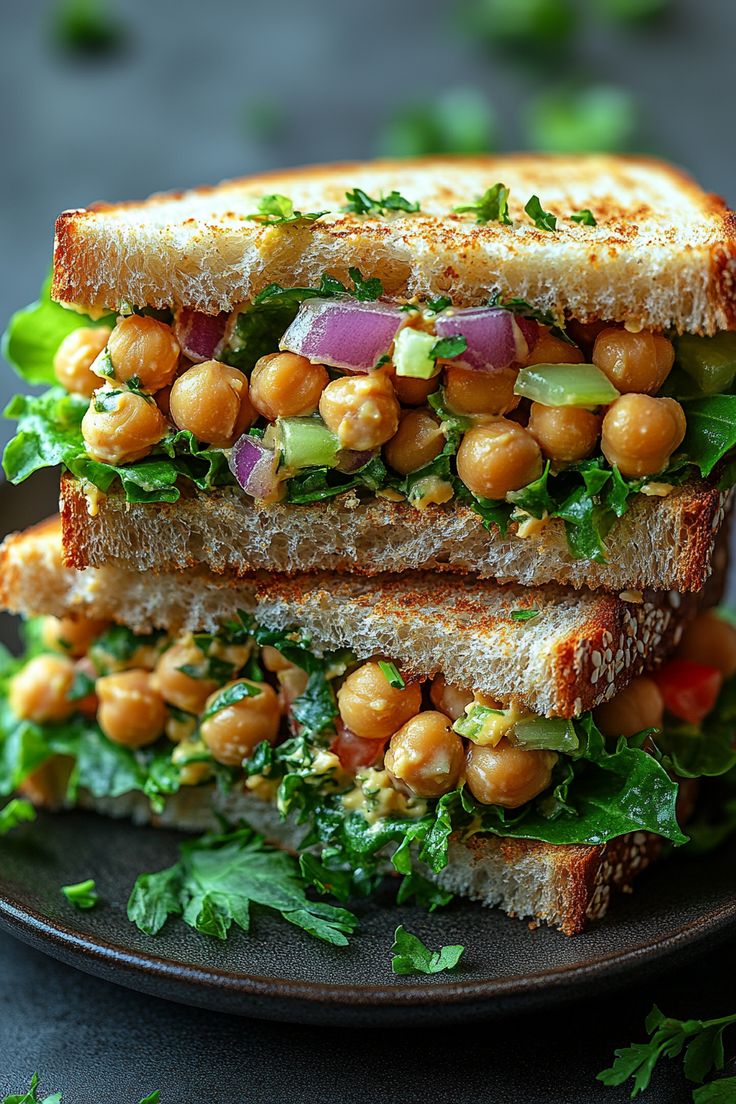 Salada de grão-de-bico: saciedade e sabor imediato